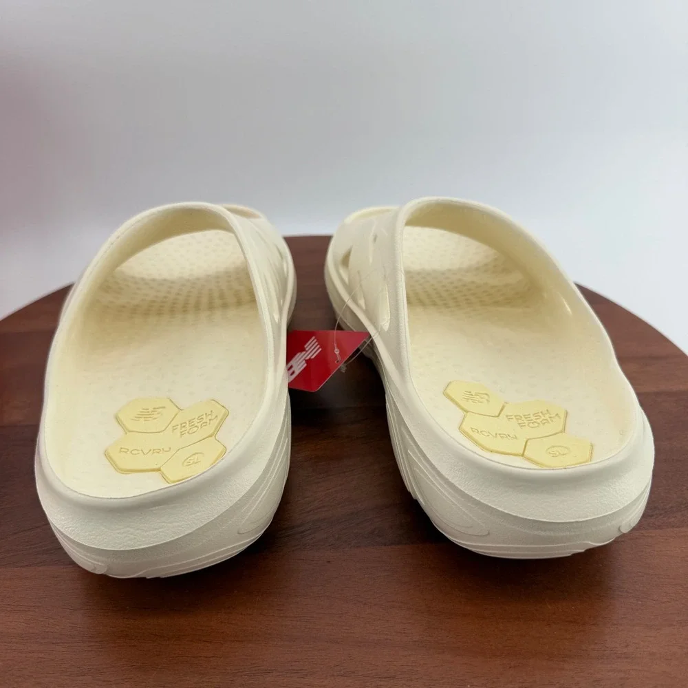 New Balance Fresh Foam RCVRY Slide Beige Athletic Recovery Sandal Men's 11 NIB